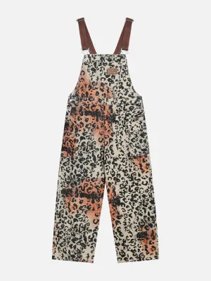 Aelfric Eden Apricot Leopard Print Overalls