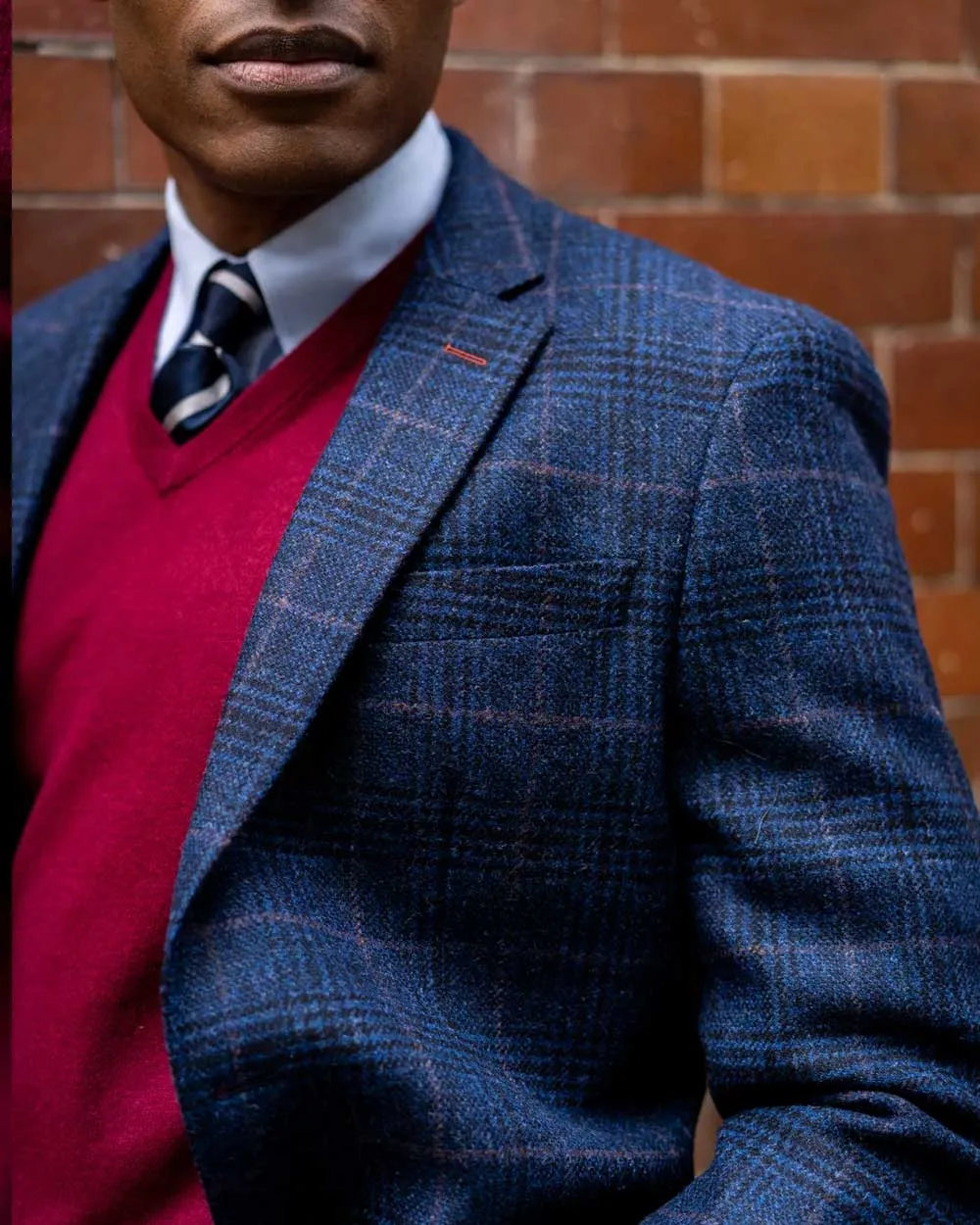 Alan Paine Surrey Mens Tweed Lined Blazer