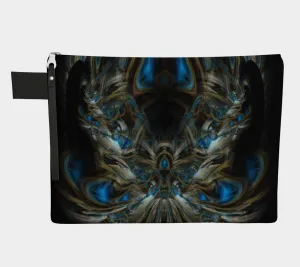 ALIEN FLOWER ZIPPER POUCH