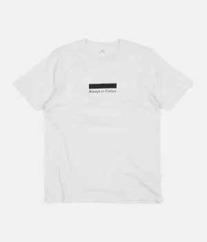 Always in Colour Logo T-Shirt - Melange White