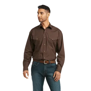 Ariat Men's Pro Series Friar Brown Snap Shirt