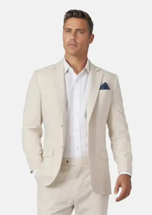 Astor Sand Linen Blend Jacket