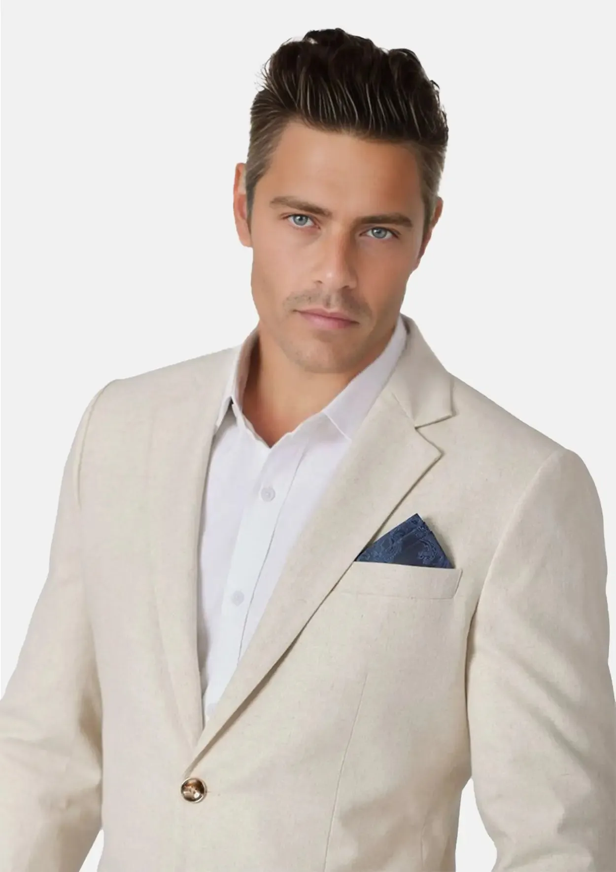 Astor Sand Linen Blend Jacket