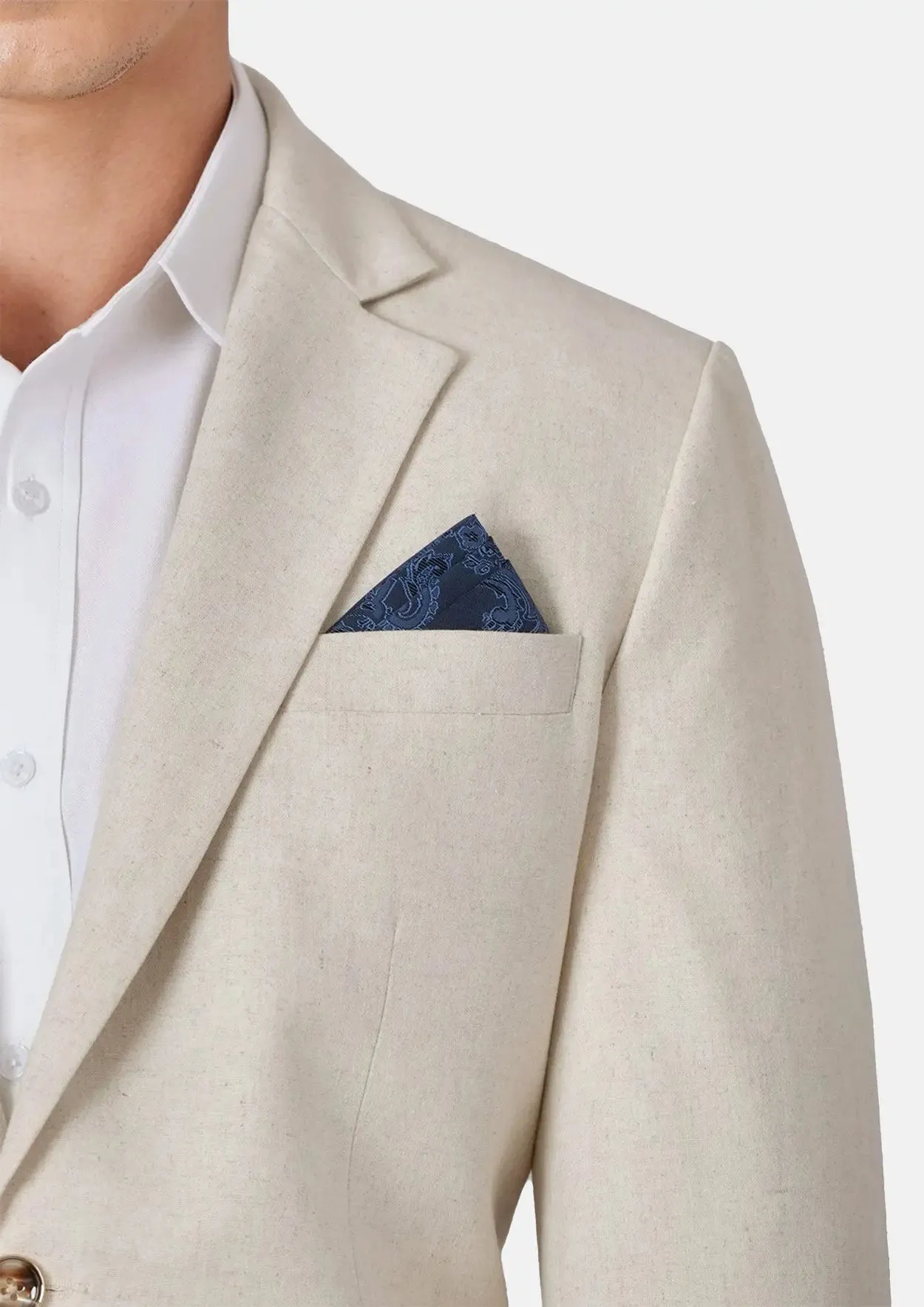 Astor Sand Linen Blend Jacket