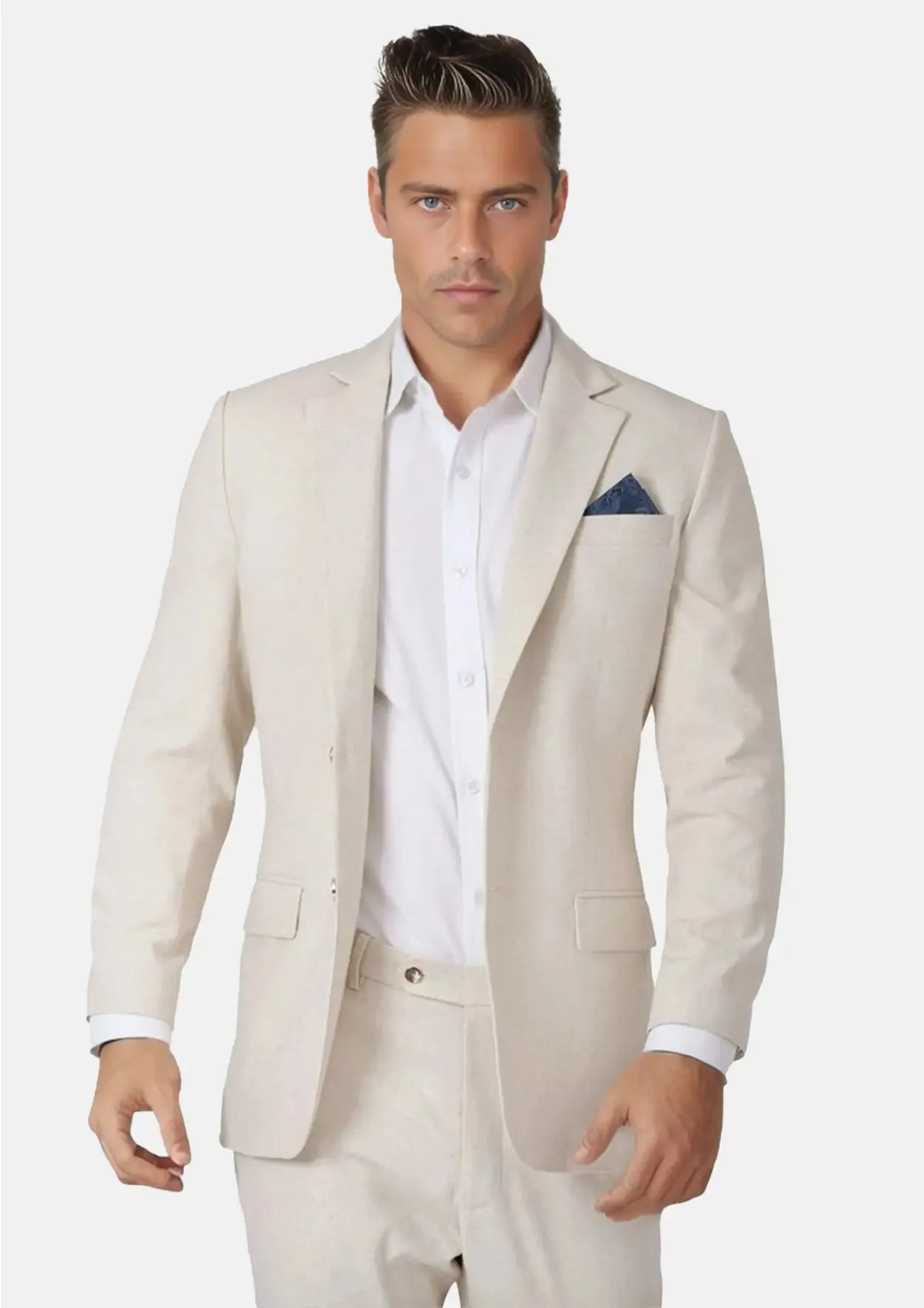 Astor Sand Linen Blend Jacket