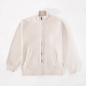 Beige Sherpha Unisex Jacket - Limited Edition