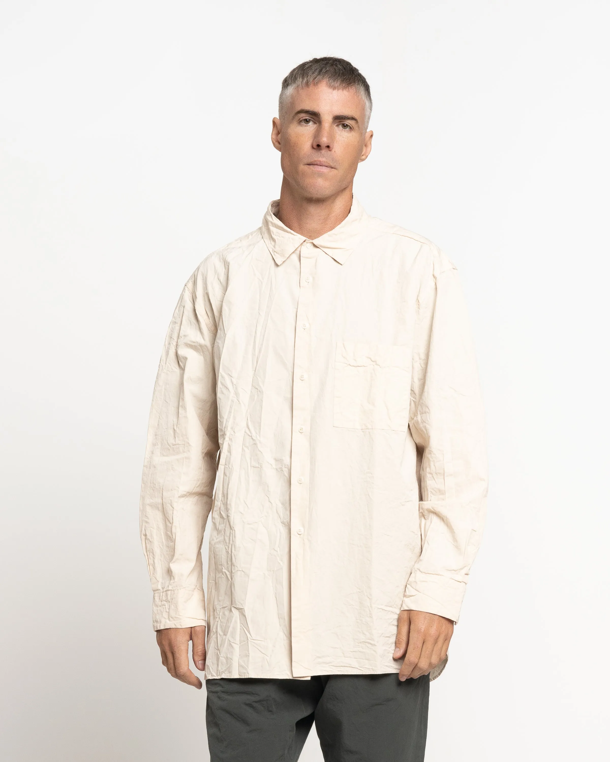 Big Raccourcie Shirt in Ivory