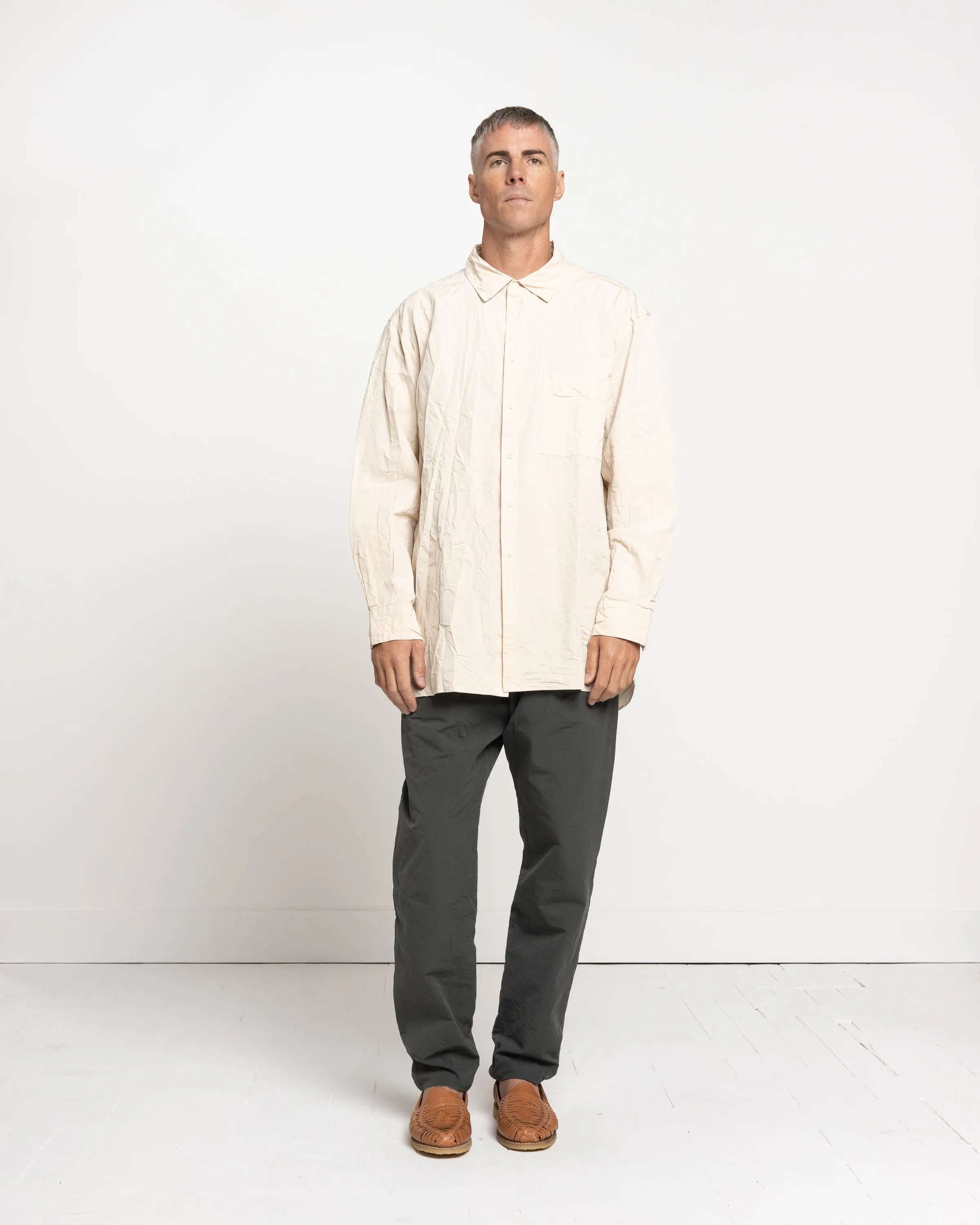 Big Raccourcie Shirt in Ivory