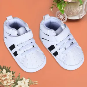 Classic Stripes Comfortable And Breathable Anti-Slip Sneaker Shoes - White