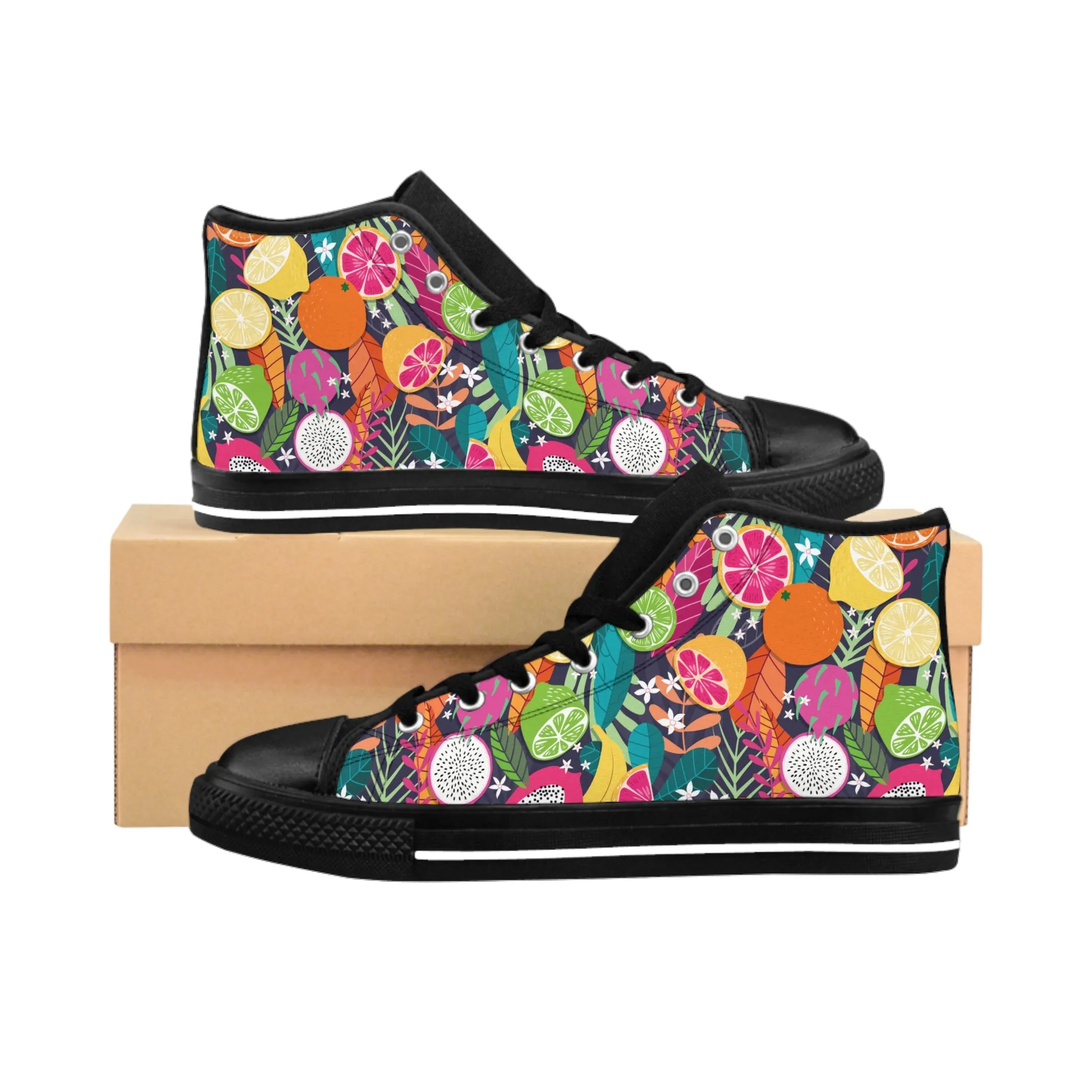 Colorful Fruit Men's Classic Sneakers