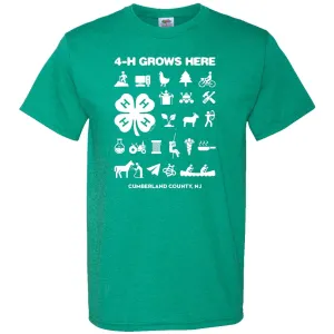 Custom Green 4-H Icon T-Shirt