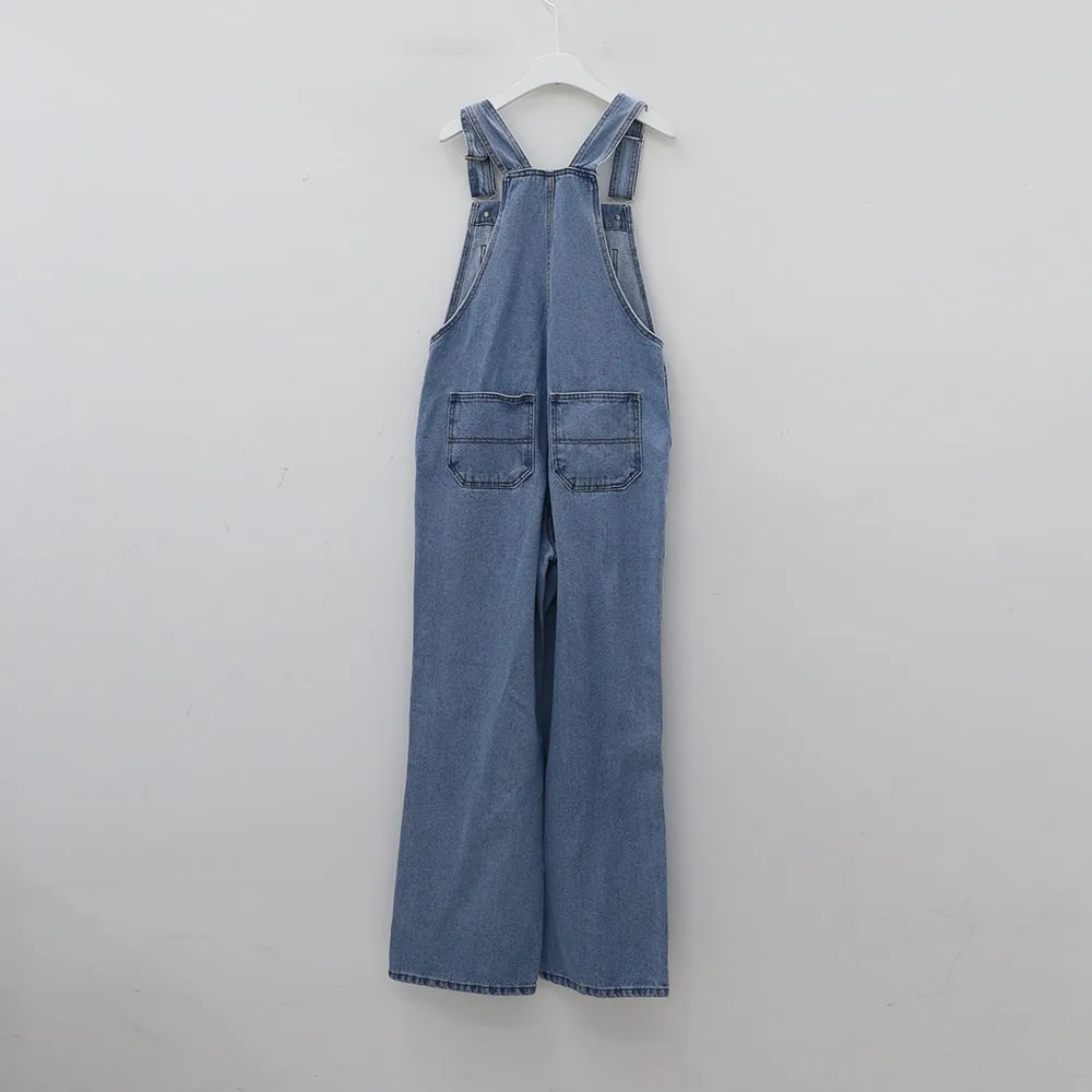 Cute and Basic Denim Overalls CM12