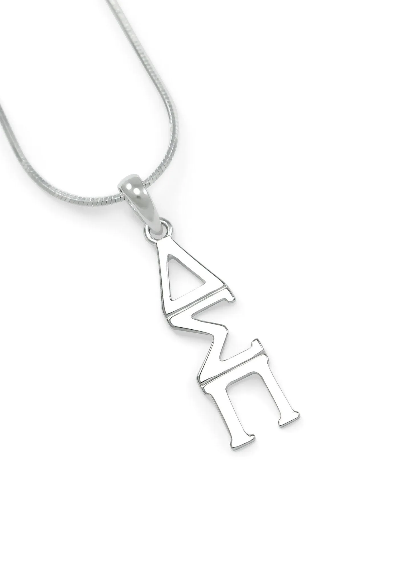 Delta Sigma Pi Sterling Silver Lavaliere Pendant