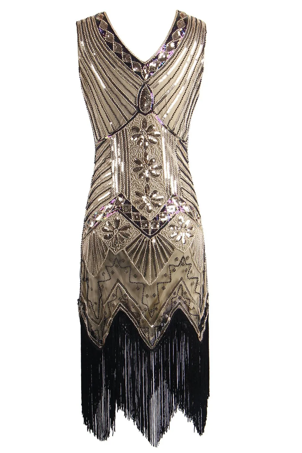 Glitter Fringe Flapper Dress