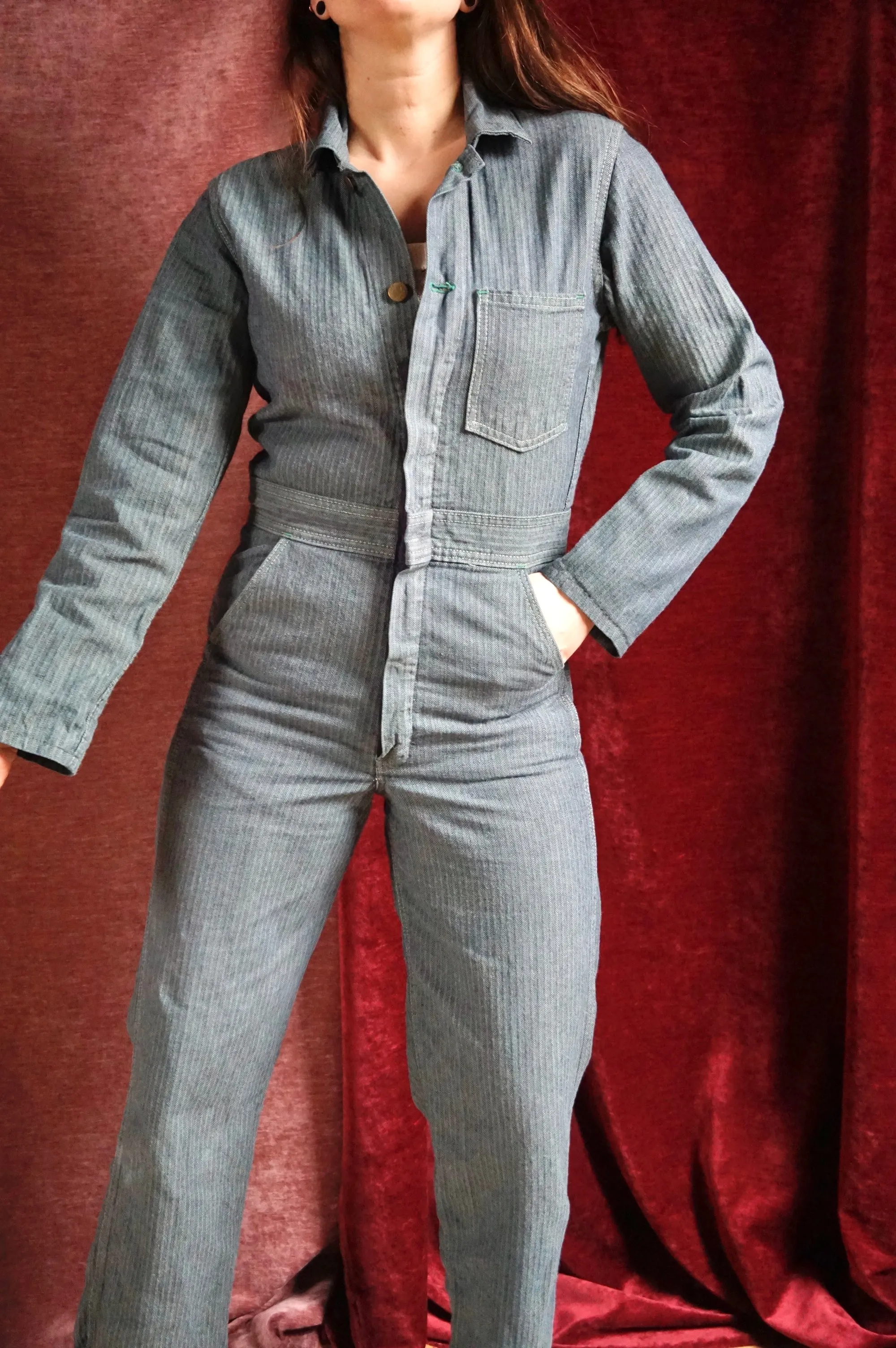 Grease Monkey - Vintage Workwear Overalls - Key Imperial - made in the US - S