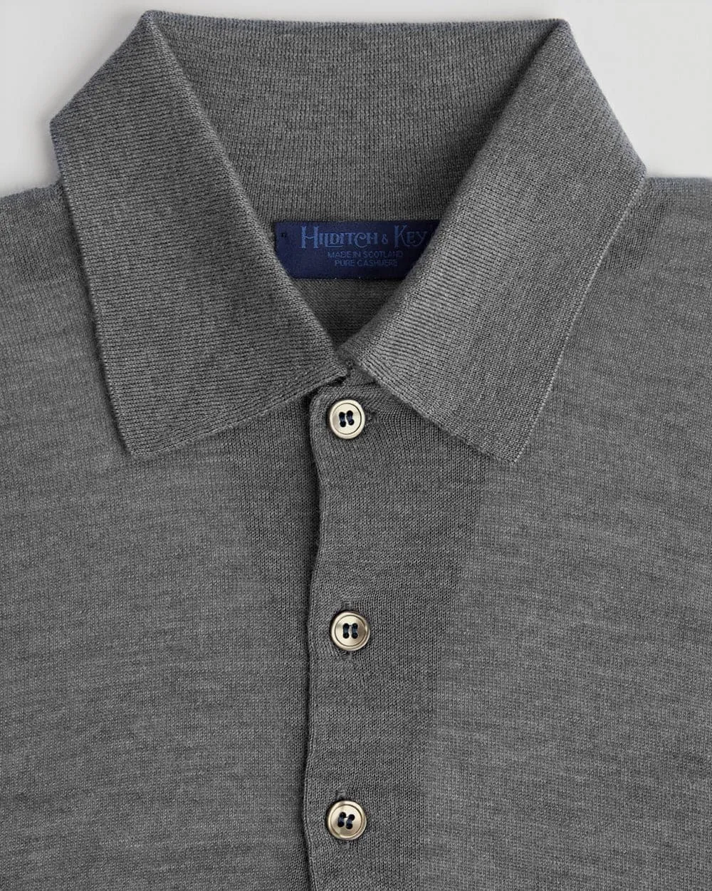 Grey Cashmere Sport Shirt