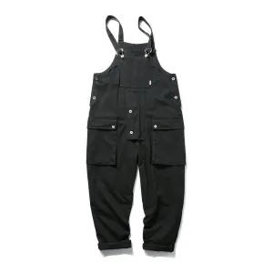 Japanese Washed-Denim Bib Overalls