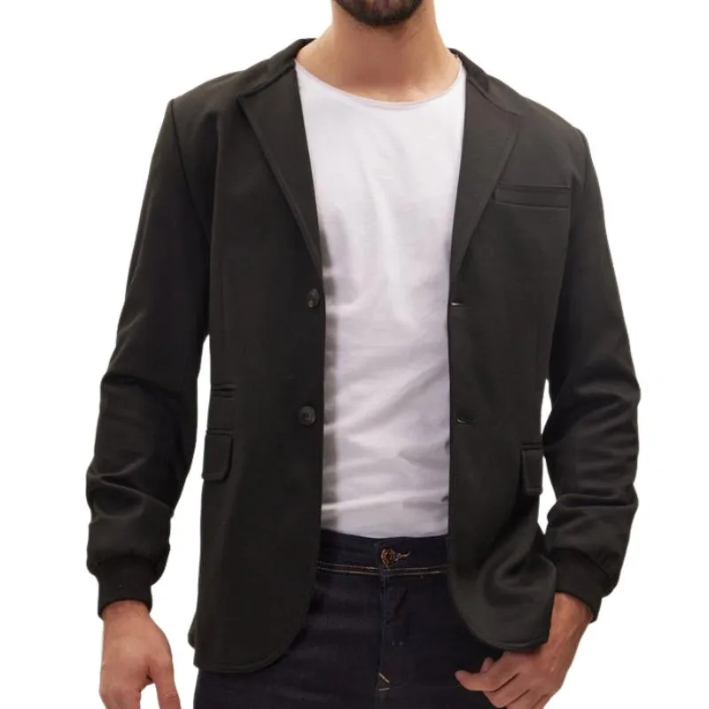 Men's Casual Thin Lapel Two-button Blazer 99178614F