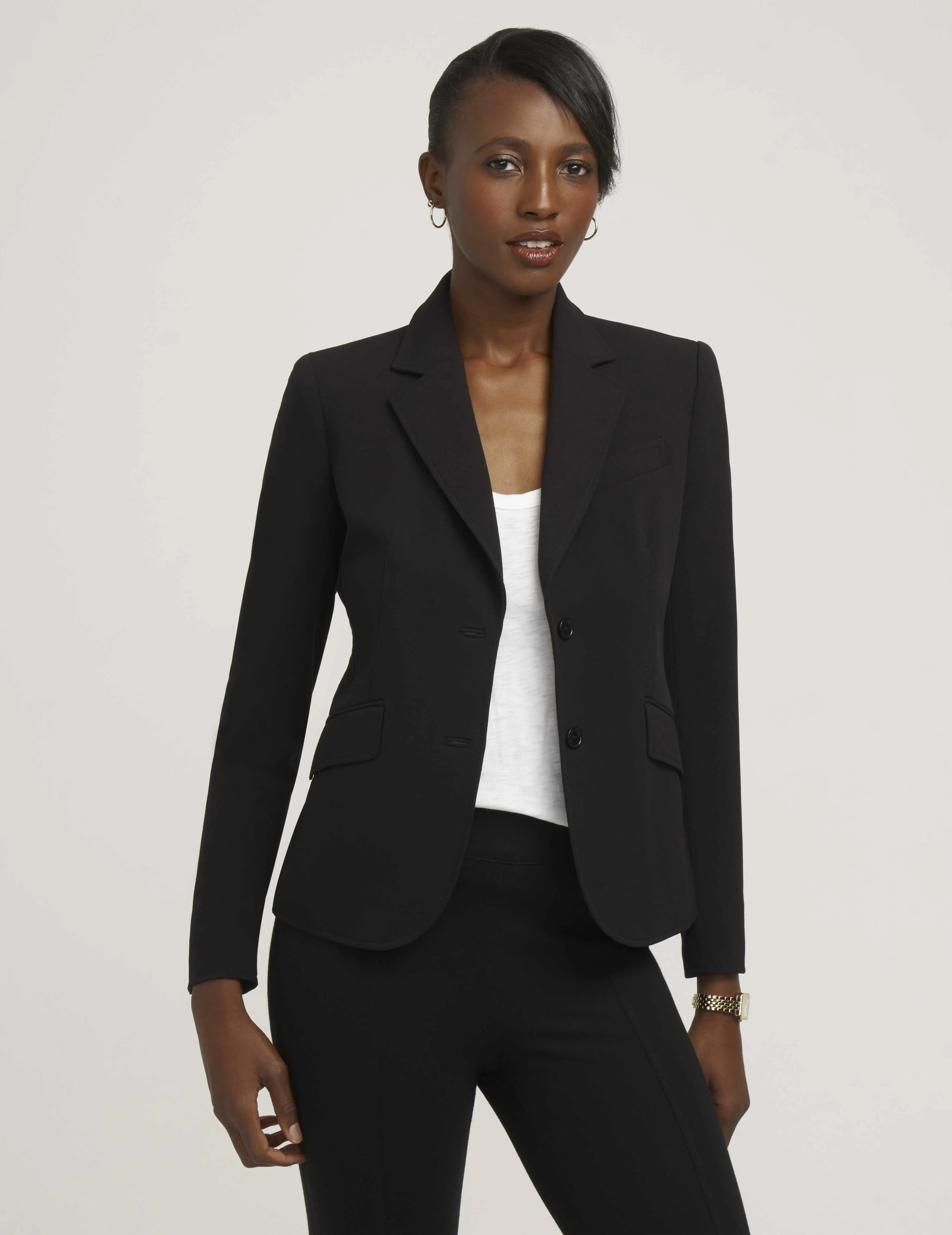 Notch Collar 2 Button Jacket- Sale