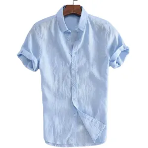 Pologize™ Short Sleeve Linen Blend Shirt