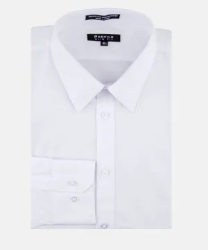 Profile Slim Fit Dress Shirt - White