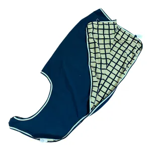 SmartPak Deluxe Fleece Quarter Sheet in Navy/Plaid - 63